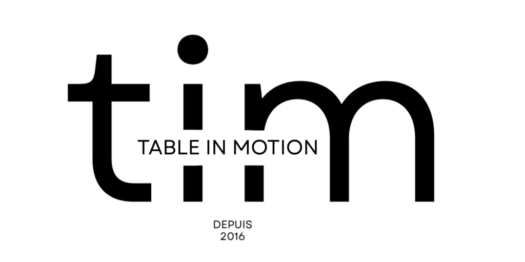 Table in motion - Logo horizontal - Noir